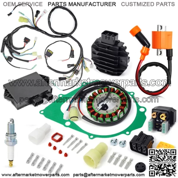 Ignition Coil CDI Wire Harness Relay Rectifier & Stator For Yamaha YFM350