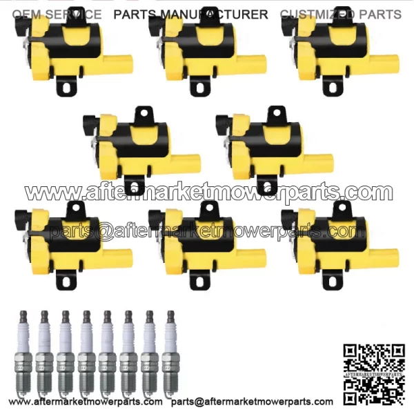 Heavy Duty Ignition Coil & Platinum Spark Plug for Chevrolet Tahoe V8 UF262 (For: More than one vehicle)