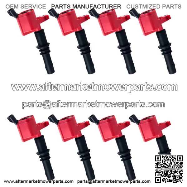 8pc High Performance Red Ignition Coils and Spark Plug For Ford F-150 (For: Ford F-150)