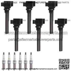Set of 6 Ignition Coil & Platinum Spark Plug for 17-19 Ford F-150 UF826 (For: Ford F-150)