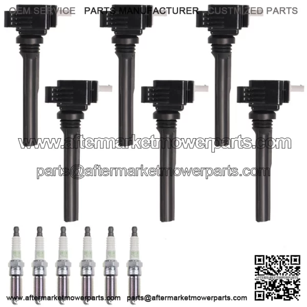 Set of 6 Ignition Coil & Platinum Spark Plug for 17-19 Ford F-150 UF826 (For: Ford F-150)