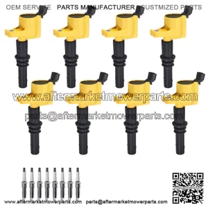 Heavy Duty Ignition Coil & Platinum Spark Plug For Ford F150 FD508 (For: Ford F-150)