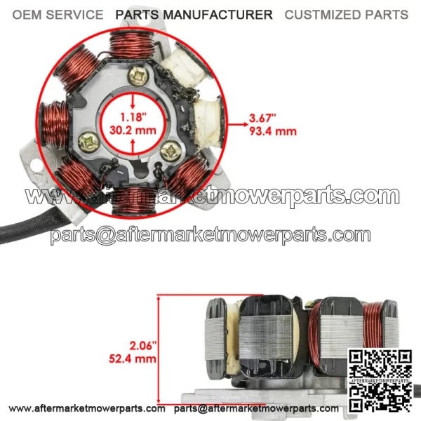 Stator for Honda ATC250R ATC 250R 1985 1986 / TRX250R Fourtrax 1986-1988 Magneto For: Honda - Image 2