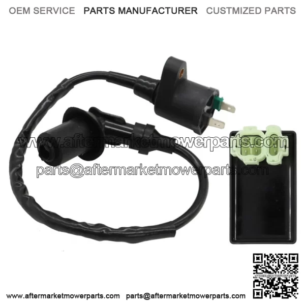 ATV Ignition Coil & CDI Box 88-99 Fit For Honda TRX300 Fourtrax 300 TRX300FW 2X4 For: Honda - Image 3