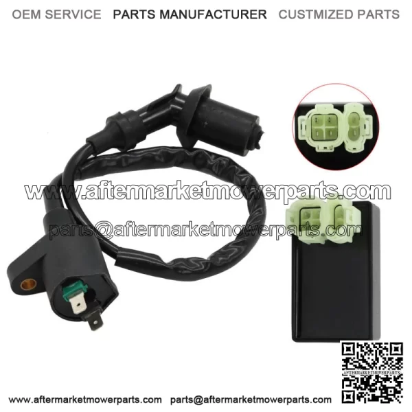 ATV Ignition Coil & CDI Box 88-99 Fit For Honda TRX300 Fourtrax 300 TRX300FW 2X4 For: Honda - Image 4