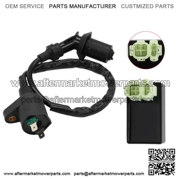 CDI Box & Ignition Coil for Honda TRX300 Fourtrax 300 TRX300FW 2X4 1988-1999 ATV For: Honda