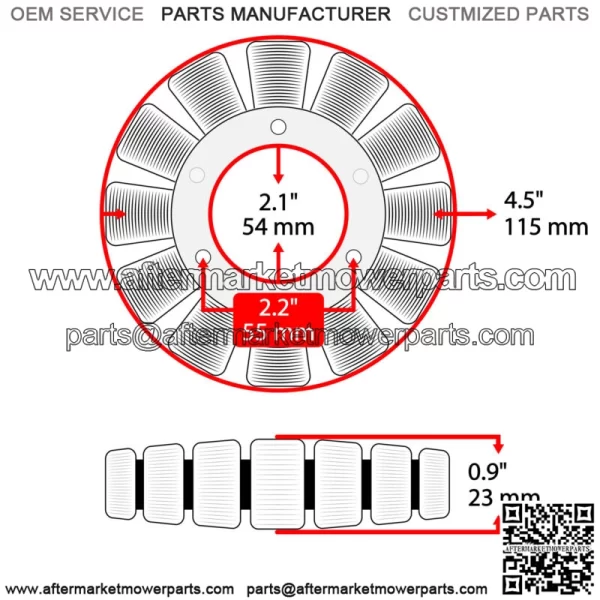 Stator & Gasket for Yamaha Rhino 660 YXR660F 2004 2005 2006 2007 Atv New (For: 2006 Yamaha Rhino 660) - Image 2