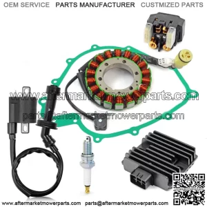 Ignition Coil & Stator Regulator Relay Kit for Yamaha Rhino 660 YXR660 2004-2007 (Fits: Yamaha Rhino 660)