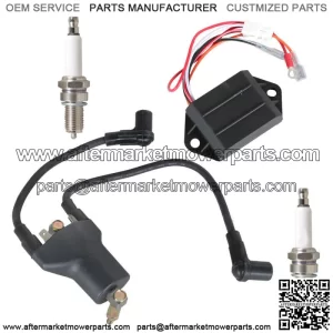 For EZGO Golf Cart 4 Cycle Gas 1996-1998 Ignition Coil CDI Ignitor AC Spark Plug