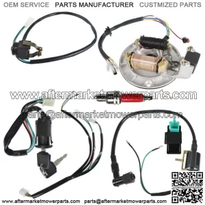 Ignition Coil CDI Kill Switch Stator Wiring Harness Kit For Dirt Pit Bike ATV