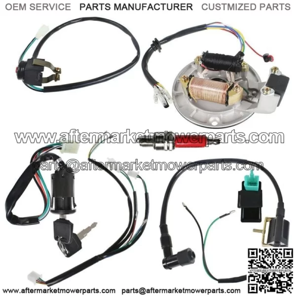 Ignition Coil CDI Kill Switch Stator Wiring Harness Kit For Dirt Pit Bike ATV