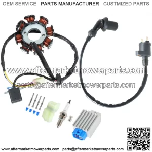 Fit For Polaris Outlaw 90/50 Ignition Coil Spark Plug Regulator Stator 2007-15