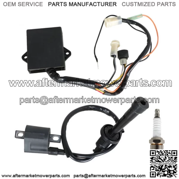 Ignition Coil Spark Plug CDI Box For Yamaha Big Bear 350 YFM350FW 4x4 1990-1994