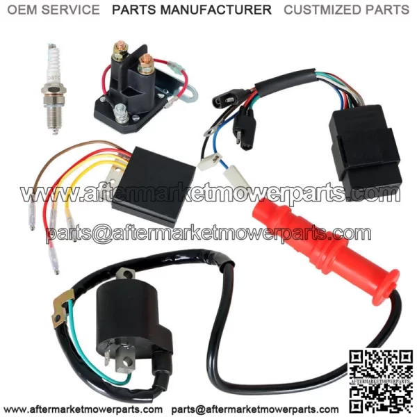 Ignition Coil CDI Relay Regulator & Spark Plug For Polaris Sportsman 500 1996-01