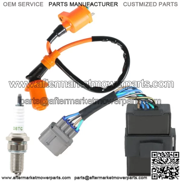 For Honda FourTrax 300 TRX300 TRX300FW 1998-2000 Ignition Coil CDI Spark Plug - Image 5