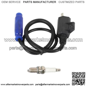 Ignition Coil + Spark Plug + CAP For Kawasaki Prairie 700 KVF700 2004 2005 2006