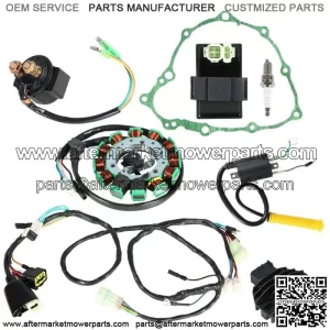 For Honda Sportrax 400 TRX400E Ignition Coil Spark Plug CDI Stator & Gasket Assy