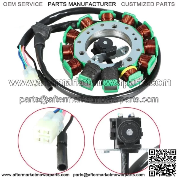 For Honda Sportrax 400 TRX400E Ignition Coil Spark Plug CDI Stator & Gasket Assy - Image 3
