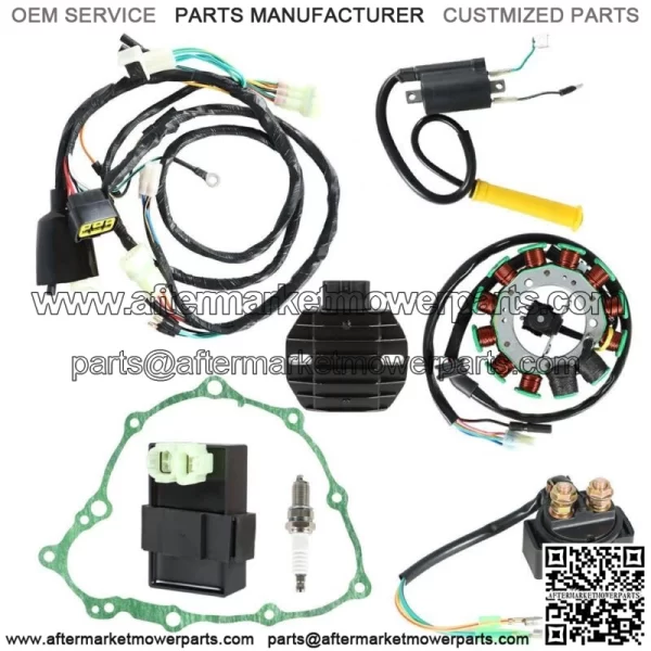 For Honda Sportrax 400 TRX400E Ignition Coil Spark Plug CDI Stator & Gasket Assy - Image 5