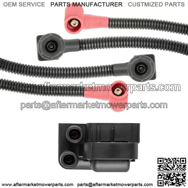 Fits Polaris Ranger XP 800 Ignition Coil w/ Spark Plug Wire 52, 59.3 cm 4x4 2012 - Image 2