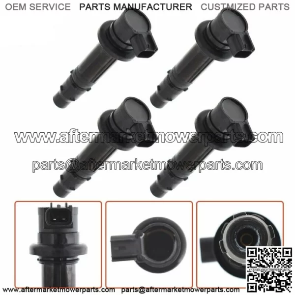 4PCS Ignition Coils Fits For Yamaha MT-07 R6 RJ15 Bj YZF R1FZ8 F6T558 - Image 2