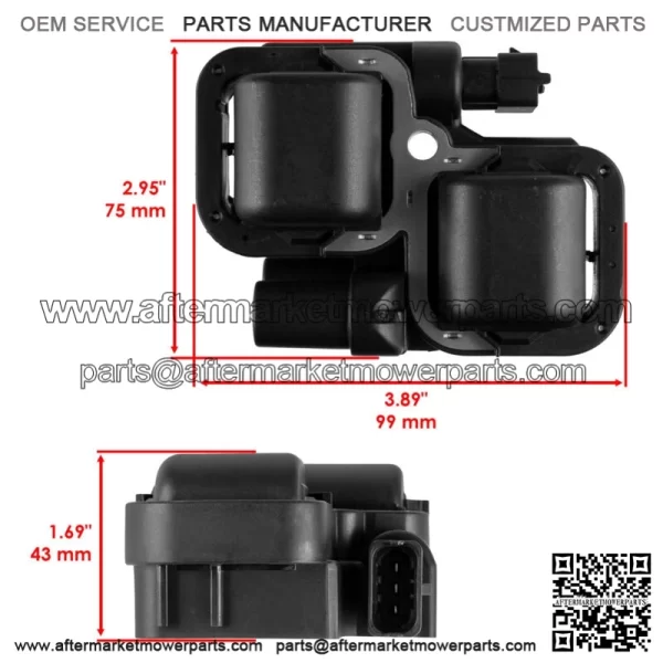 Ignition Coil & Wires For Polaris Ranger Crew 1000 / Crew XP 1000 / XP 1000 2021 - Image 2