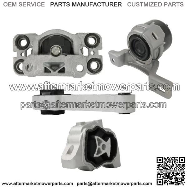 For 07-16 Volvo S60 S80 V70 XC60 Motor, Trans & Torque Strut Mount 4PCS