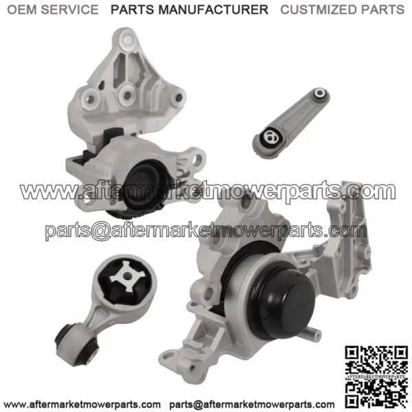 For 2014-2016 Nissan Rogue 2.5L Engine - Auto Transmission 4pc Motor Mount Kit - Image 3