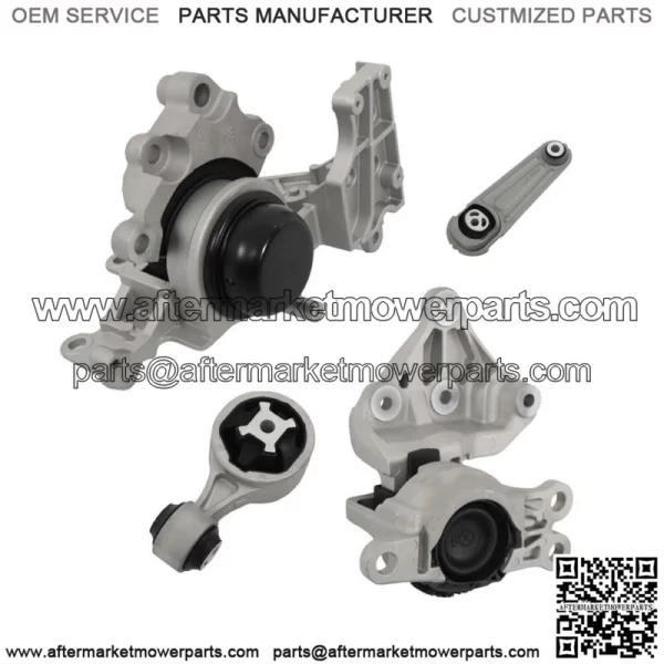 For 2014-2016 Nissan Rogue 2.5L Engine - Auto Transmission 4pc Motor Mount Kit - Image 4