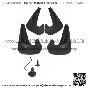 4X Universal Black Car Mud Flaps Splash Guards For Car Auto Accessories Parts (For: More than one vehicle)