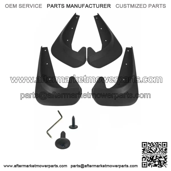 4X Universal Black Car Mud Flaps Splash Guards For Car Auto Accessories Parts (For: More than one vehicle)