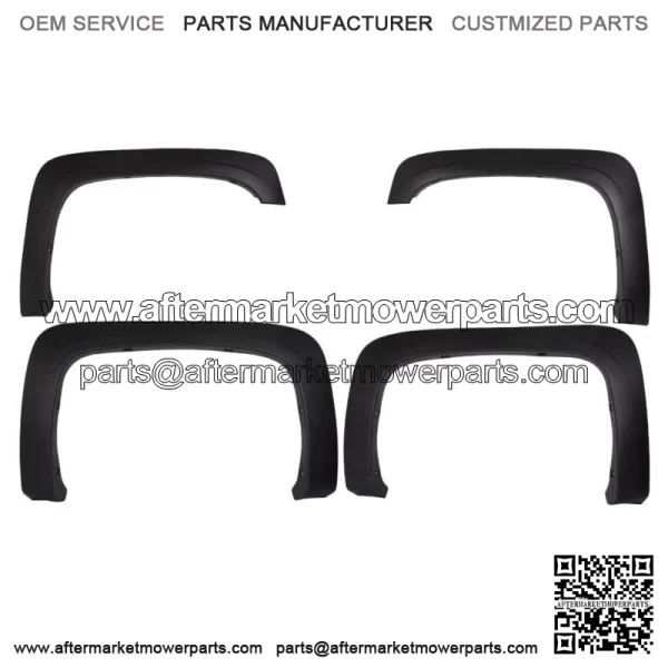 Fender Flares Fit For 07-13 Silverado 1500 Standard Cab & Extended Cab (For: More than one vehicle)
