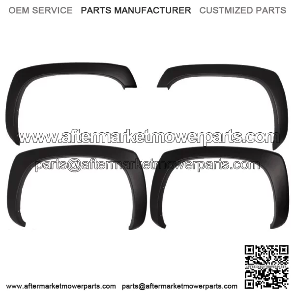 Factory Style 4PCS Fender Flares New Fit For GMC Sierra Chevy Silverado 1999-06 (For: More than one vehicle)