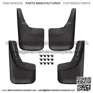 Fit For 2014-2018  Silverado  Splash Guards Molded Front Rear New 4??Mud Guards  (For: More than one vehicle)