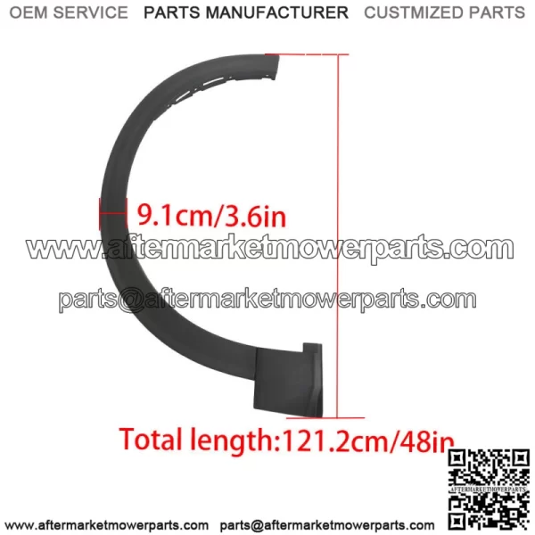 Front Right Fender Flares For 2020-2021 Ford Explorer LB5Z16039AA Black - Image 3