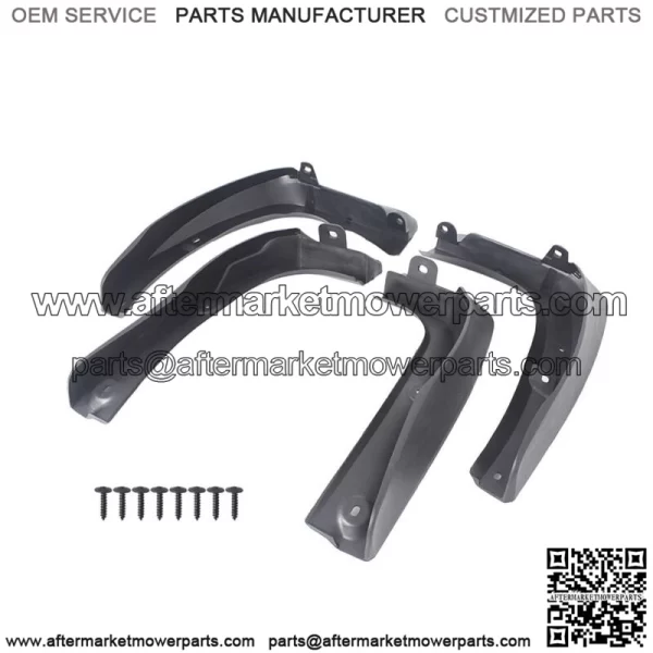4pcs Front & Rear LH RH Splash Guards Mud Flaps For Toyota Highlander 2014-2019