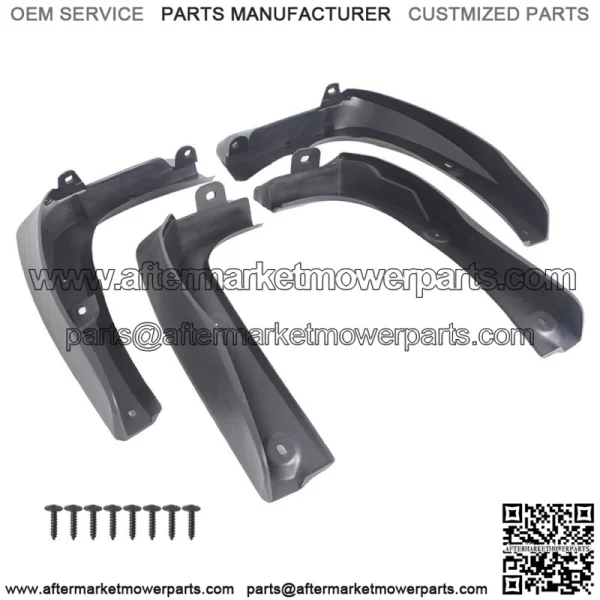 4pcs Front & Rear LH RH Splash Guards Mud Flaps For Toyota Highlander 2014-2019 - Image 2