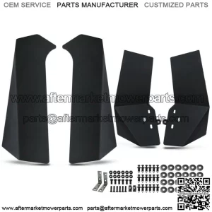 Simplified UTV Mud Flaps Fender Flares for Polaris RZR XP 1000 XP 4 1000 Turbo (For: Polaris)