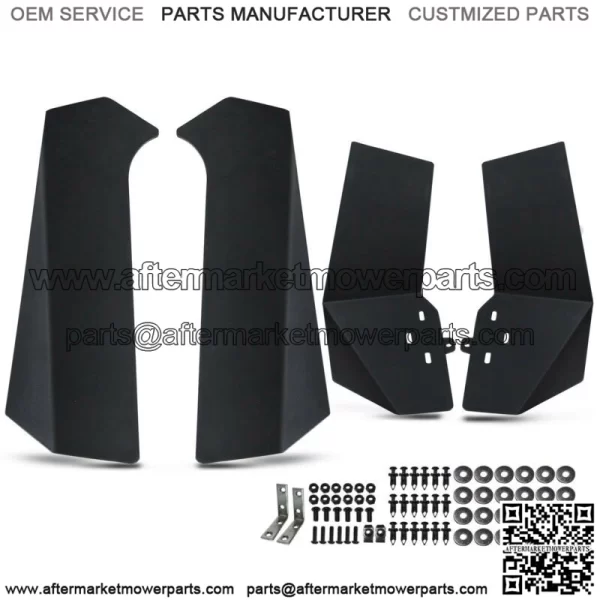Simplified UTV Mud Flaps Fender Flares for Polaris RZR XP 1000 XP 4 1000 Turbo (For: Polaris)