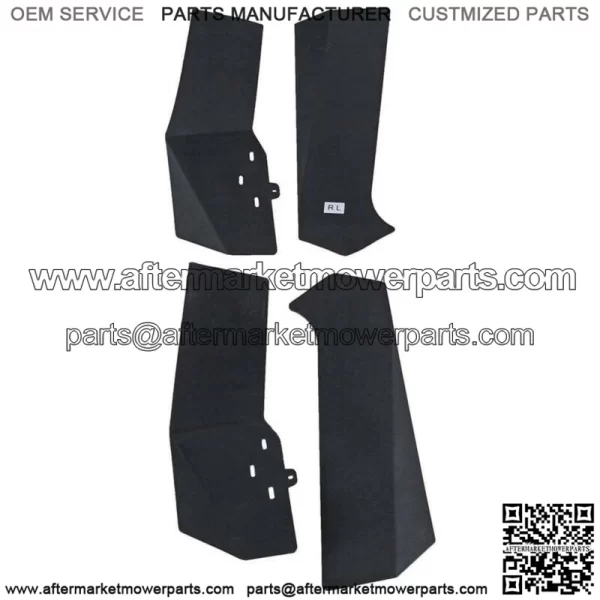 Simplified UTV Mud Flaps Fender Flares for Polaris RZR XP 1000 XP 4 1000 Turbo (For: Polaris) - Image 3