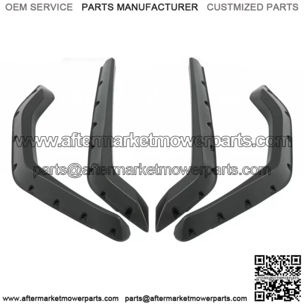 Set Of 4PCS PP Fender Flares For Polaris RZR 800 / 4 800 / 800 S 2008-10 Snap On (For: Polaris)