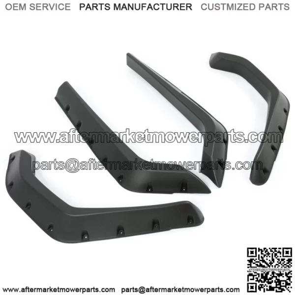 Set Of 4PCS PP Fender Flares For Polaris RZR 800 / 4 800 / 800 S 2008-10 Snap On (For: Polaris) - Image 3