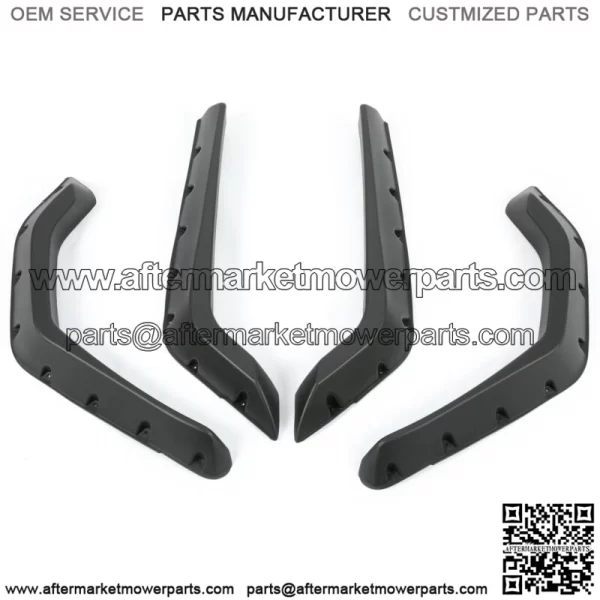 Set Of 4PCS PP Fender Flares For Polaris RZR 800 / 4 800 / 800 S 2008-10 Snap On (For: Polaris) - Image 4