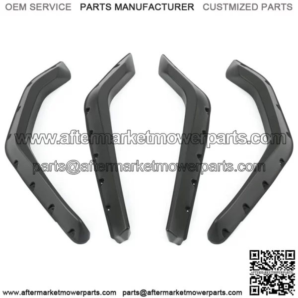 Set Of 4PCS PP Fender Flares For Polaris RZR 800 / 4 800 / 800 S 2008-10 Snap On (For: Polaris) - Image 5