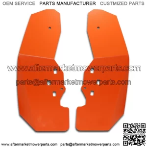 2014 - 2017 Polaris RZR XP 1000 RZR Mud Flap / Fender Flares FRONT SET(2) ORANGE (For: Polaris)
