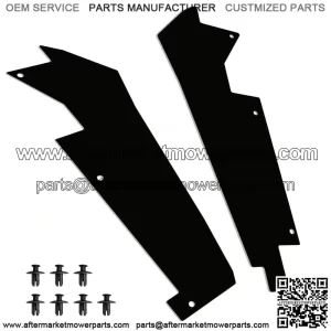 RZR Rear Wheel Well Block Offs For Polaris RZR PRO XP Fender Flares Mud Guard (For: Polaris)