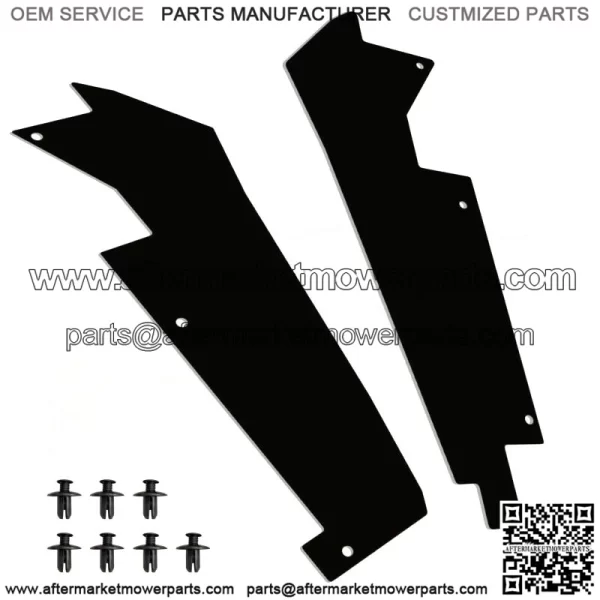 RZR Rear Wheel Well Block Offs For Polaris RZR PRO XP Fender Flares Mud Guard (For: Polaris)
