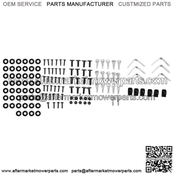 Set of 6 Fender Flares Black ABS For Polaris Midsize Ranger 570 & ETX 2015-2022 (For: Polaris) - Image 5