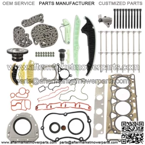 For 08-15 Audi VW 2.0 TSI Jetta Timing Chain Head Gasket Set Intake Exhaust Kit