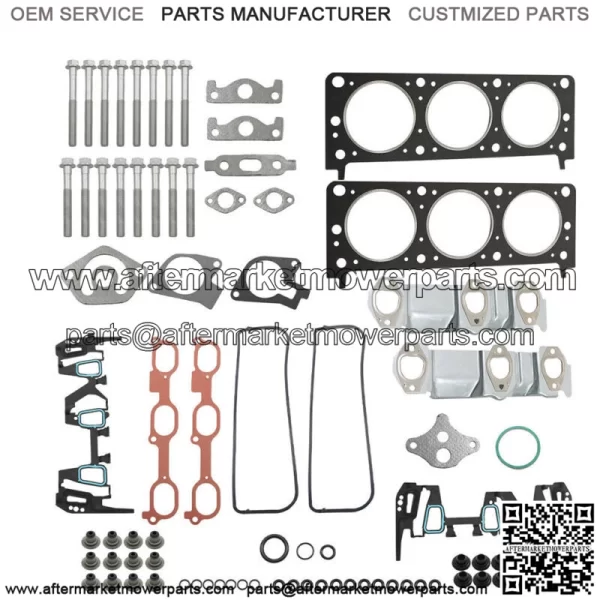 Engine Gasket Set For 1996-2005 Chevrolet Buick Pontiac 3.1L 3.4L V6 VIN "E""J" - Image 2